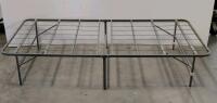 Folding Metal Bed Frame, Twin Size, 14" High, Steel Construction - 2