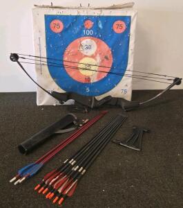 Pro Line Cyclone Intermediate Compound Bow 50 lb 27" Dual Cam With Accessories