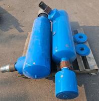 Stoddard Silencers D33H-4 Industrial Discharge Silencer, 4" Inlet/Outlet, 50" Length, 120 lbs - 2