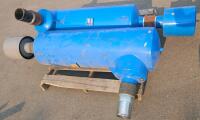 Stoddard Silencers D33H-4 Industrial Discharge Silencer, 4" Inlet/Outlet, 50" Length, 120 lbs - 4