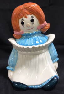 Vintage Ragity Doll Cookie Jar