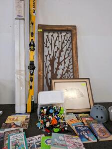 Ski's, large wall art, 20 Children's Books & 3 lbs LEGO Bricks | Popular Series, Wheels,