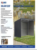 Galvanized Metal Livestock Shed