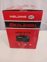 SDLANCH MIG-270 Inverter MIG Welding Machine, 220V, 270A Output, Black, Portable, IGBT Tech R-8 - 3