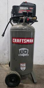 Working Craftsman 17-Gallon 1.1 HP 150 PSI Air Compressor, 80th Anniversary Special Edition, 2007, SN: 2716220619