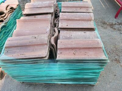 Pallet Of Clay Roofing Tiles