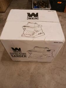 WEN 6524 Oscillating Belt and Spindle Sander, 3.5A Motor, 4"x24" Belt, 5 Spindle Sizes Sp-16