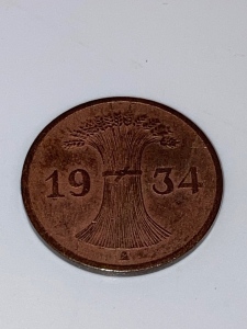 Rare German Third Reich Nazi Coin- Wheat Bundle