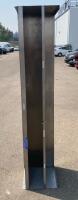 Commercial Stainless Steel Vertical Sheet Pan Rack/Divider with 3 Sections