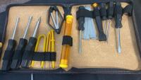 Assorted Hand Tool & Screwdriver Set, 26 Pieces, Saws, Case, Headlamp, Pry Tools, Tape Measure ( R2 ) - 2
