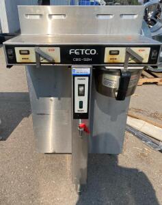 Fetco CBS-52H15 Commercial Coffee Brewer, 1.5 Gallon Dual Station, 6.9&ndash;9.1 KW, 3-Phase ( Unable to Test )
