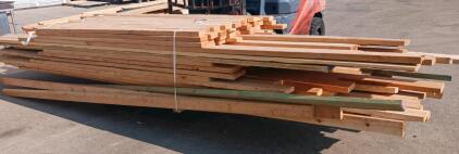 Assorted Construction Lumber ~50pcs 2x4 & 2x6, 8-12ft lengths