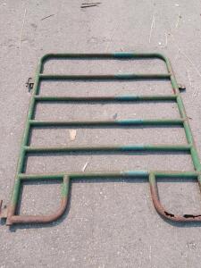 4 ft x 4 ft 5-Bar Metal Livestock Gate Panel with Pin-Style Hinges