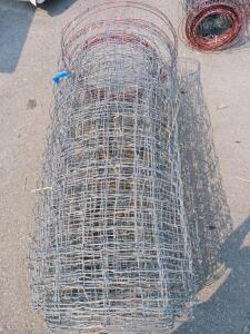 48" x 100' Welded Wire Field Fence Roll, Galvanized Steel, Approx. 6"x6" Mesh, 12.5 Gauge