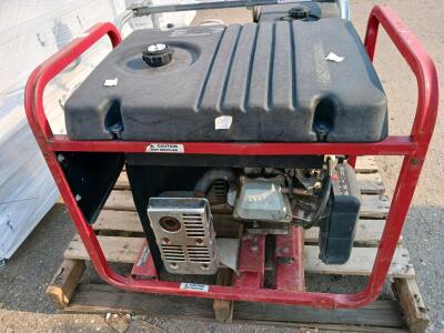 Briggs & Stratton Vanguard 18 HP Portable Gasoline Generator, 5,500 Running Watts, 7.5-Gallon Tank Has Compression