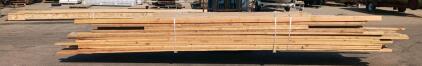 Bundle of 2x4 Dimensional Lumber, Approx. 30-35 Pieces, 16 ft Length, Spruce-Pine-Fir