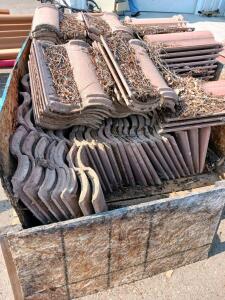 Pallet Of Clay Roofing Tiles