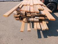 Bundle of Approx. 45 2x4x16' SPF S4S Dimensional Lumber, #2 Grade, Used with Cosmetic Defects - 3
