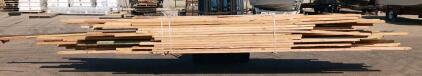 Bundle of 2x4x16 ft Dimensional Lumber, Approx. 25 Boards, Marked "25", Mixed Condition