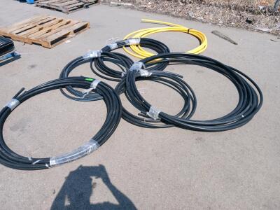 (6) Unknown length of PVC Pipes