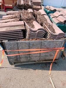 Pallet Of Clay Roofing Tiles