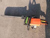 Stihl MS 210 Chainsaw, 16" Bar, 35.2 cc Engine, Includes Case and Accessories Has Compression - 2