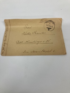 Original WW2 Nazi Third Reich Postmarked Envelope