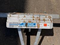 Werner QuickClick AC78 Ladder Stabilizer, 44" Span, 10" Standoff, Aluminum/Steel - 2