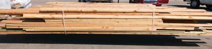 Bundle of 2x6/2x8 Dimensional Lumber, Approx. 12&ndash;16 Ft Lengths, Lot #14, Used Construction Boards