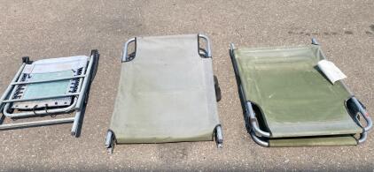 Ozark Trail 71006-WMOR Aluminum Camp Cot, 72 x 25 x 14, 300 lbs Capacity and Camping chair