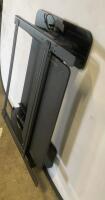 36" Black Height-Adjustable Sit-Stand Desk Converter with Keyboard Tray and Device Slot ( R1 ) - 4