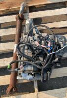 Used 4WD/AWD Electric Shift Transfer Case with Driveshaft & Wiring Harness (Unidentified, Three Rivers Driveshaft)