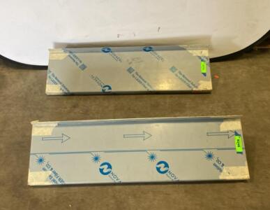 (2) Stainless Steel Wall Shelves 36"x12", Polished Finish, Commercial Kitchen Industrial Use