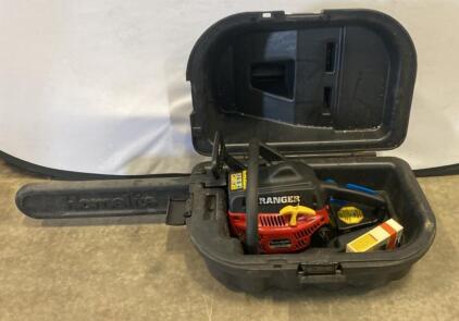 Homelite Ranger 33cc 16" Gas Chainsaw with Carrying Case ( Unable to Test )