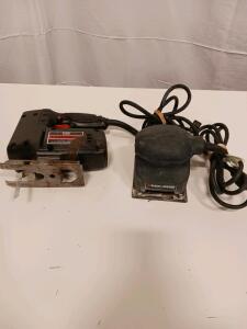 Craftsman Variable Speed Sabre Saw 5/8&rdquo; Stroke & Black & Decker 1/4 Sheet Finishing Sander (Sp-9)