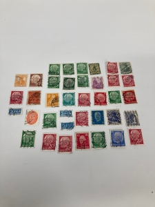 (38) German Stamps- ww1 ww2 Third Reich Nazi