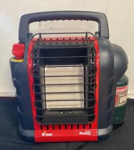Mr. Heater Portable Buddy Propane Heater, 4,000-9,000 BTU, Red/Black, Covers Up to 225 sq ft ( R11 )