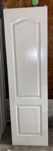 (10) Two-Panel Arch Top Interior Door Slab, White, 78&rdquo;x22&rdquo;", Hollow Core