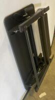 36" Black Height-Adjustable Sit-Stand Desk Converter with Keyboard Tray and Device Slot ( R1 ) - 3