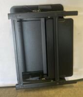 36" Black Height-Adjustable Sit-Stand Desk Converter with Keyboard Tray and Device Slot ( R1 ) - 2