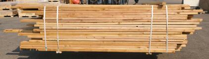 Softwood Lumber, 2x4x8-12 ft, Approx. 50-75 Boards per Bundle