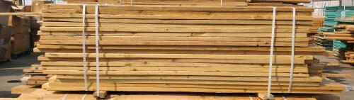 Bundle of 2x4x8 ft Spruce-Pine-Fir Construction Lumber, Approx. 70 Boards, Untreated, Batch "A"