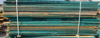 4'x8' OSB Construction Panels, Green Edge-Sealed, ~1" Thick, Qty 30, Used, Grade Mark "G"