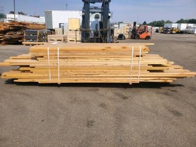 Bundle of 52 Pine/Fir 2x6 Lumber Boards (16ft), S4S, 572 Board Feet, Clean & Bundled