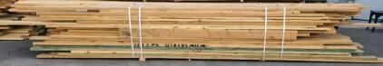 Bundle of Used 2x4 Lumber, 8-12 ft Lengths, Approx. 30-40 Boards