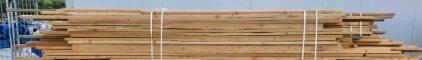 Mixed Lot: Approx. 50 Pieces 2x4, 2x6, 2x8 Lumber, 10 ft Average, Treated & Untreated, Marked "44"