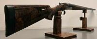 Simson Box Lock Side-by-Side 12 Gauge Double-Barrel Shotgun with Ornate Engraving and Walnut Stock - 2