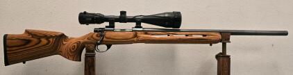 Howa Model 1500 .22-250 Rem Bolt Action Rifle, 24" Barrel, Laminated Stock, KonusPro 4-16x50 Scope