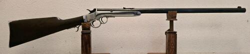 Frank Wesson Second Model .32 Rimfire Rifle, Serial #300, Circa 1863-1875, 24" Barrel, Walnut Stock, Two Trigger Design