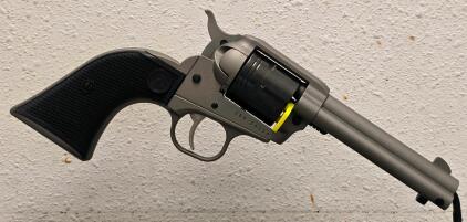Ruger Wrangler .22 LR 6-Shot Revolver, 4.58" Barrel, Silver Cerakote, Serial 200-26234, Box